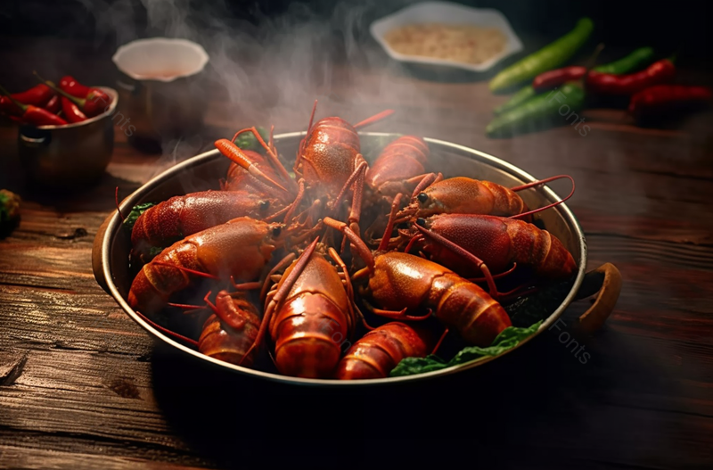 红色中华美食麻辣小龙虾,高清,摄影图,摄影图片,图片大全,摄影图免费下载